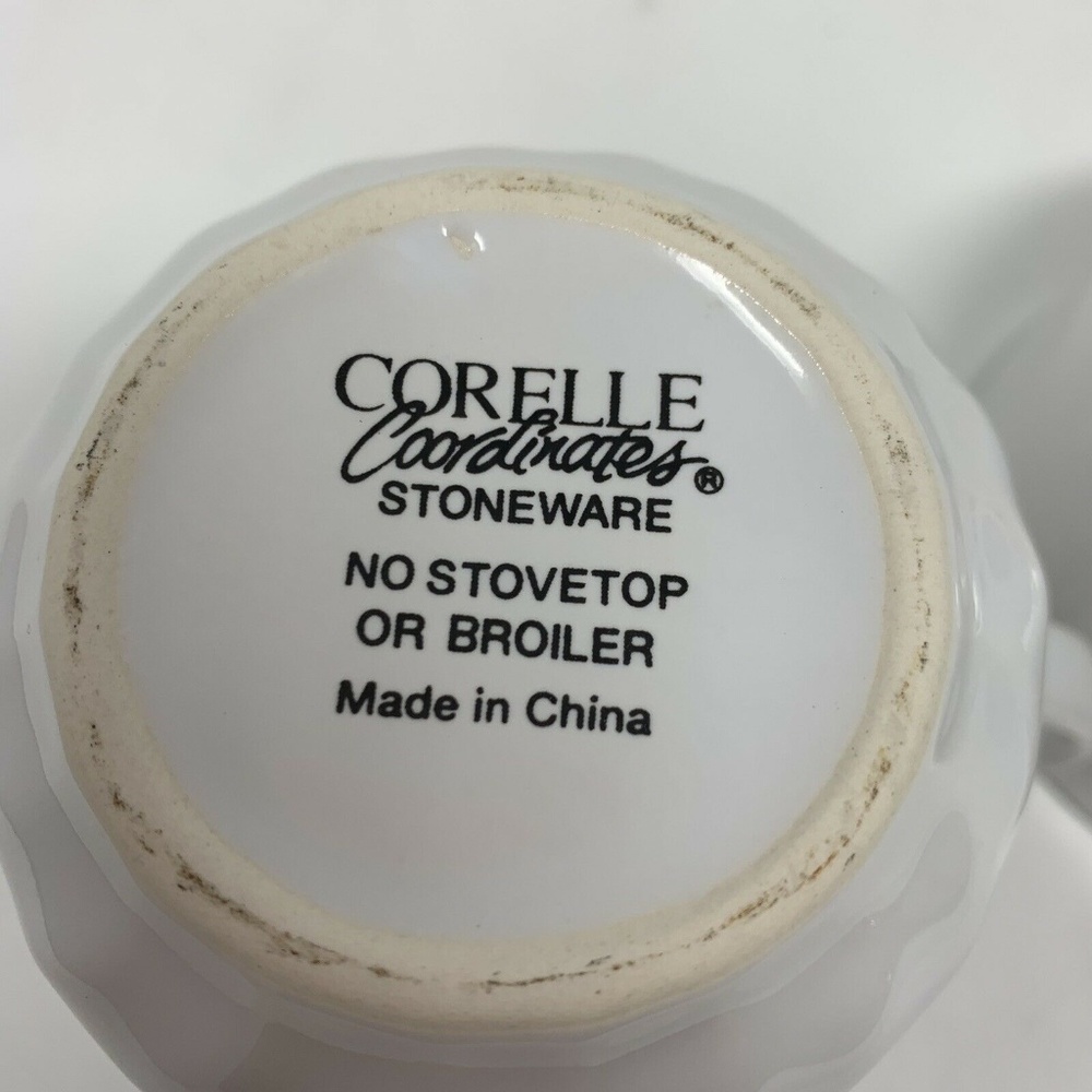 CORELLE CORNING Callaway Holiday Ivy cream & sugar - Picture 5 of 9